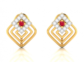 Diamond & Gemstone Studs - Birthstone Collection