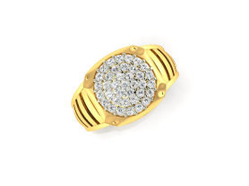 Signet Diamond Ring