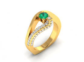 Diamond and Gemstone Ring