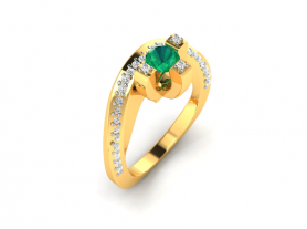 Diamond and Gemstone Ring