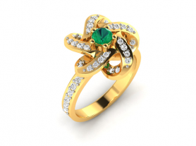 Diamond and Gemstone Ring