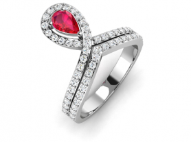 Diamond and Gemstone Ring