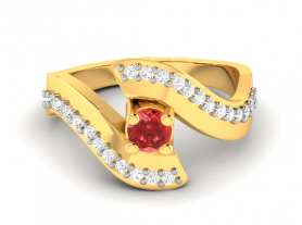 Diamond and Gemstone Ring