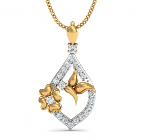 Diamond Pendant Set - Flora Collection