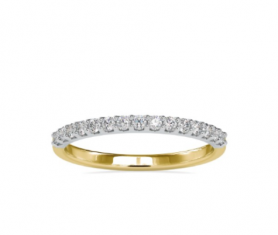 Diamond Wedding Band - Semi Eternity