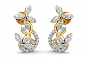 Floral Diamond Studs