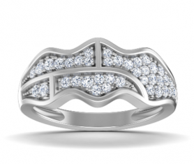 Classic Diamond Cocktail Ring 