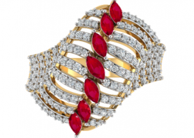 Diamond  & Gemstone Cocktail Ring - Luminous Collection