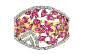 Diamond & Gemstones  Cocktail  Ring -  Luminous Collection
