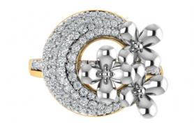 Classic Diamond Ring - Floral Collection