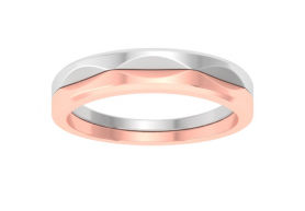Pink Lady Two Tone Gold Ring