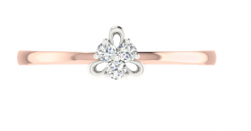 Trinity Two-Tone  Diamond Ring