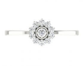 Luminous Diamond Ring