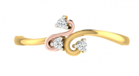 Two-tone Diamond Ring - Bella Collection
