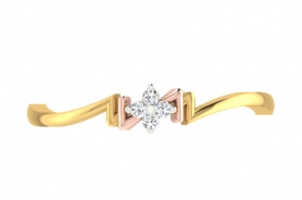Two-tone Diamond Ring