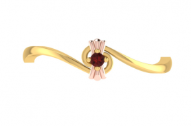 Two-Tone Casual Diamond Ring