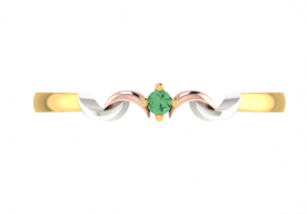 Multi-tone Diamond Ring