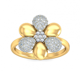 Diamond Ring - Floral  Collection