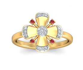 Diamond & Gemstone Ring