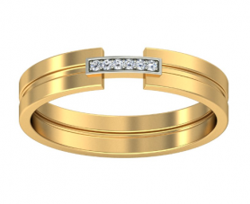 Contour Diamond Band