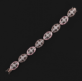 Diamond & Enamel Bracelet