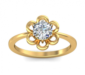 Solitaire Diamond Engagement Ring