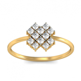 Diamond Cluster Ring