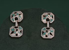 Diamond & Enamel Danglers