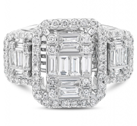 Diamond Cocktail  Ring - Luminous  Collection