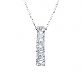 Diamond Bar Pendant