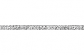 Diamond Tennis Bracelet Baguette Diamonds