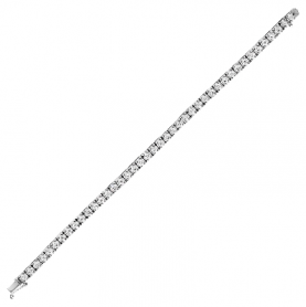 Diamond Tennis Bracelet Tab Prong Setting