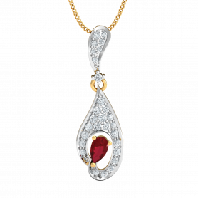 Diamond Pendant Set with Earrings
