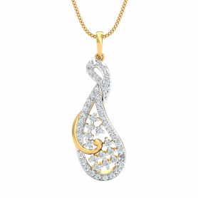 Diamond Pendant Set with Earrings