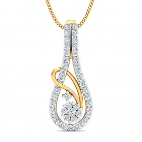 Diamond Pendant Set with Earrings