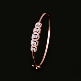 Lab grown Diamond Bracelet Emerald/Marquise Cut