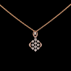 Lab grown Diamond Pendant & Earrings Set Round/Oval Cut