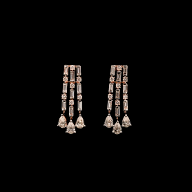 Lab grown Diamond Earrings Emerald/Round/Pear Cut