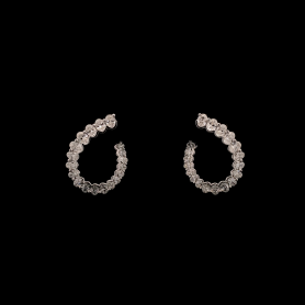 Lab grown Diamond Earrings Oval/Round  Cut