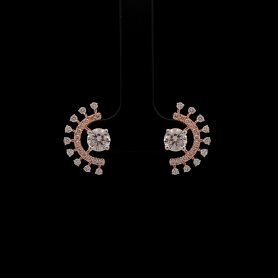 Lab grown Diamond Earrings Round Brilliant Cut
