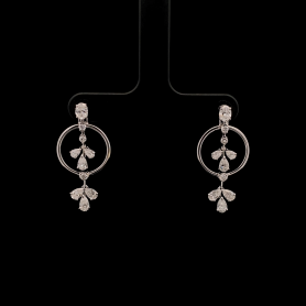 Lab grown Diamond Earrings Pear/Round/Oval  Cut