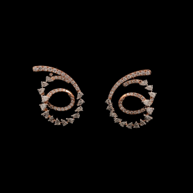 Lab grown Diamond Earrings Pear/Round  Cut