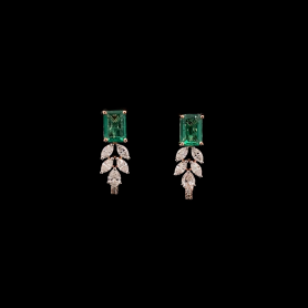 Lab grown Diamond Earrings Oval/Marquise Cut