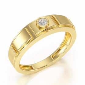Diamond Band Midas Touch Men's Diamond Ring