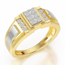 Arctic Flame Men's Diamond Ring Diamond Band