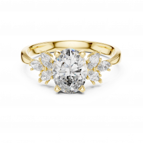 Diamond Ring -Lab grown-Oval Solitaire