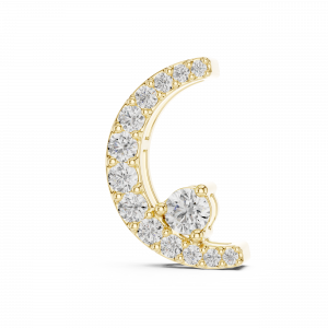 Diamond Pendant - Natural Diamonds Crescent