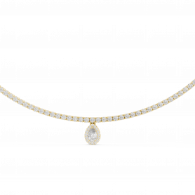 Diamond Chain Pendant Natural Diamonds