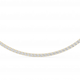 Diamond Tennis Necklace  Natural Mined Diamonds