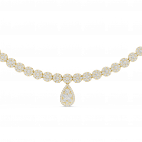 Diamond Bridal Necklace Natural Mined Diamonds